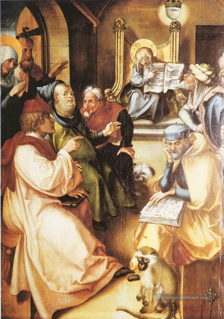 Jésus de douze ans au Temple Albrecht Dürer Peintures à l'huile